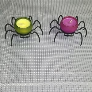 Partylite pair spider tealights